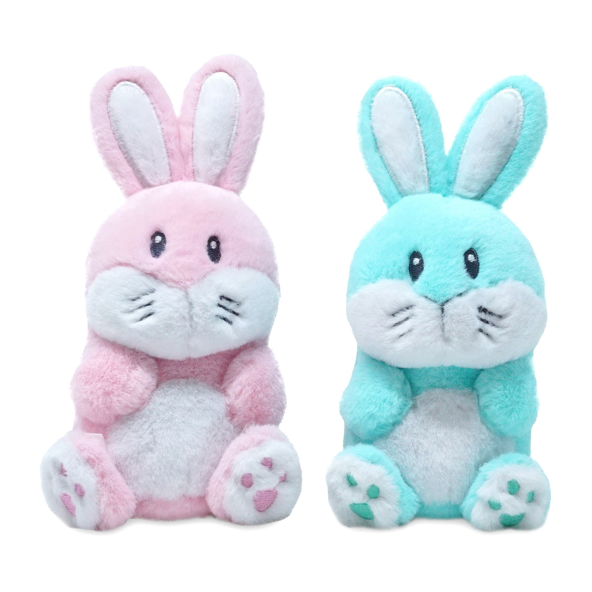 新品　２体セット　 Cuddlebud 野うさぎ　ネズミ Fun Buns Squeezers (Set of 2) – Cuddle Barn