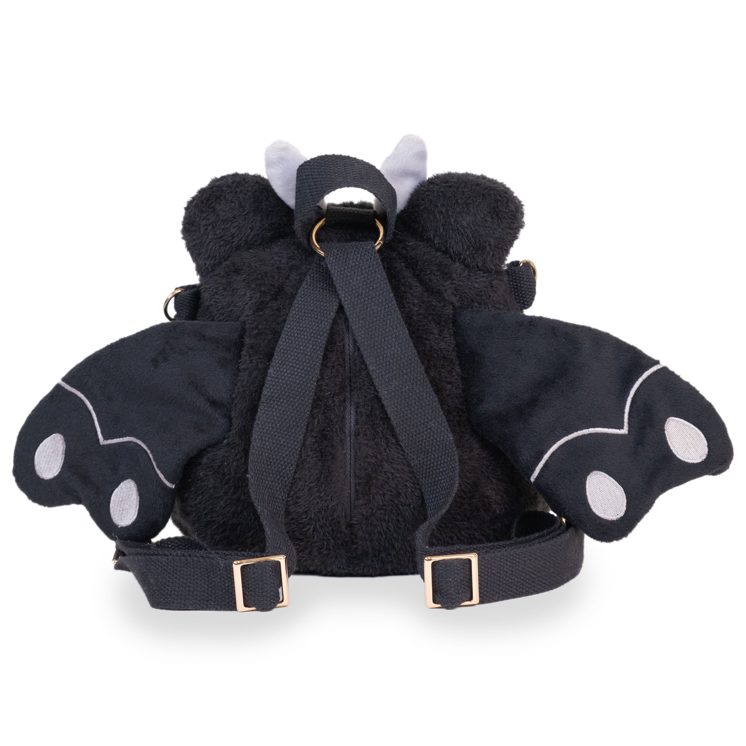 black & white mushroom moth mini backpack Mothman Wawa Backpack – Cuddle Barn