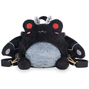 black & white mushroom moth mini backpack Mothman Wawa Backpack – Cuddle Barn